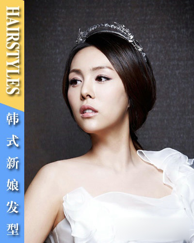 婚礼的主角韩式新娘发型2