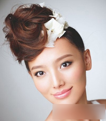 柔和之美韩式新娘发型5