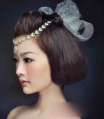韩式新娘发型5