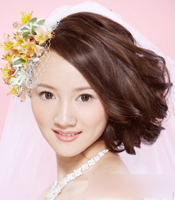 柔和之美韩式新娘发型1