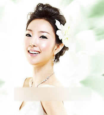 2013最新韩国时尚优雅新娘发型6