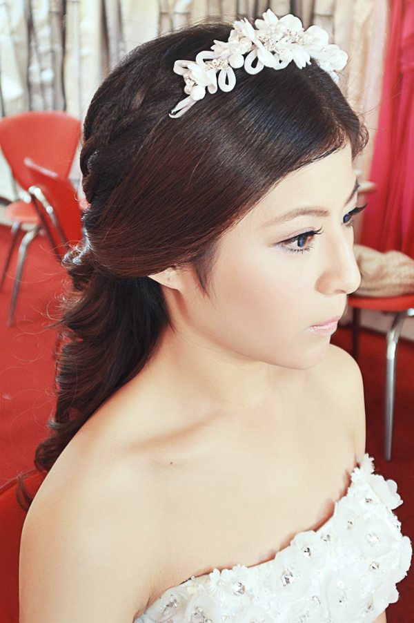 浪漫的韩范儿新娘发型10