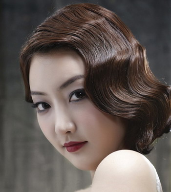 短发韩式新娘发型3