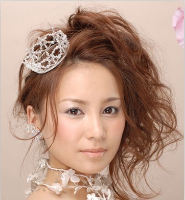 日系甜美新娘发型1