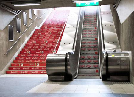 无处不创意―让人耳目一新的楼梯广告2
