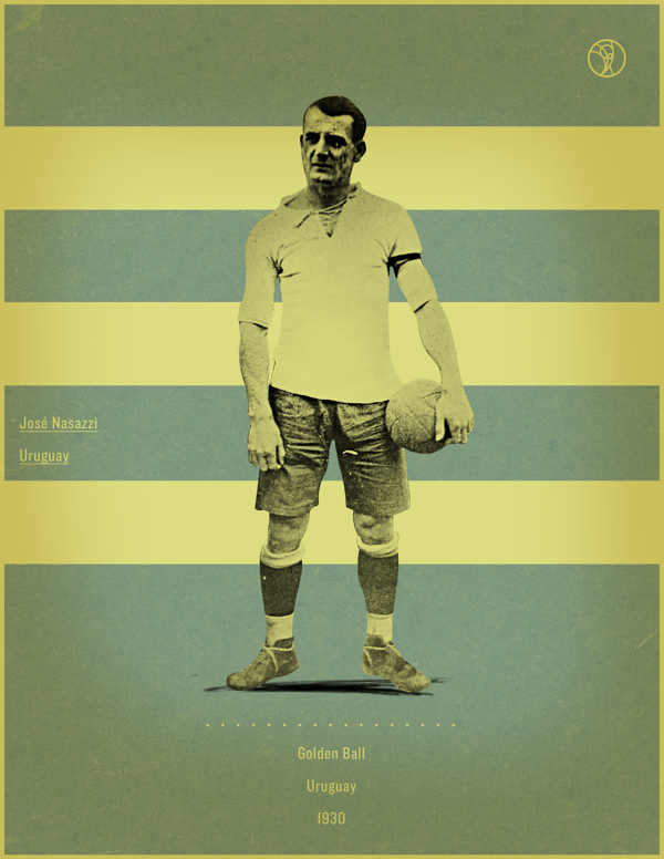 一组世界杯金球奖得主海报设计16