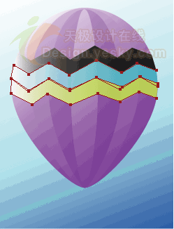 Illustrator实例教程：简单绘制热气球的方法9