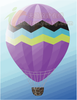 Illustrator实例教程：简单绘制热气球的方法1