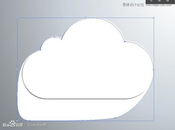 Illustrator绘制玻璃质感的立体云朵教程9