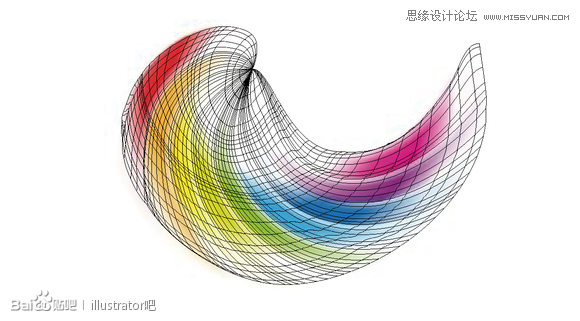 Illustrator绘制彩色排列效果的企业LOGO2
