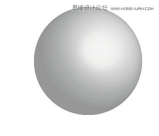 Illustrator绘制白色立体效果的高尔夫球1