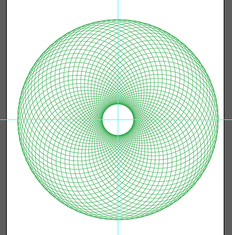 利用AI创建漂亮螺旋圆点花纹3