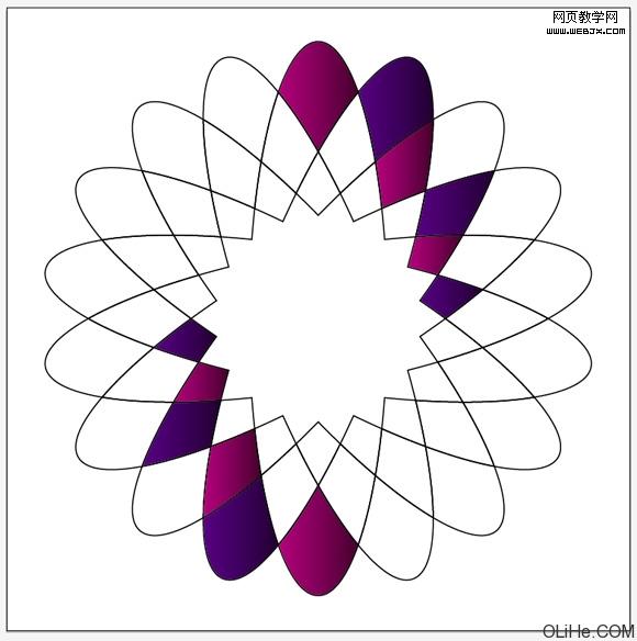 Illustrator 绘制漂亮的几何花瓣LOGO5