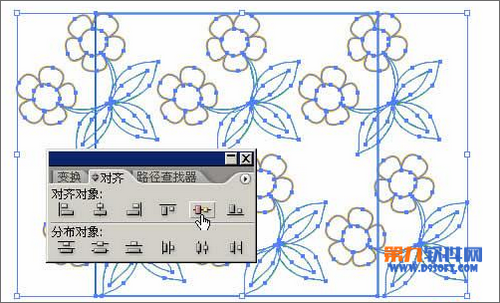 Illustraotr绘制漂亮的花朵图案7