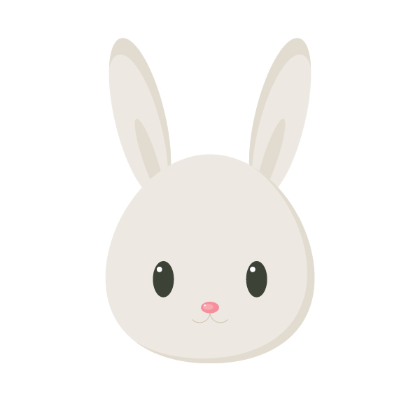 Illustrator(AI)打造出一只可爱的兔子教程10