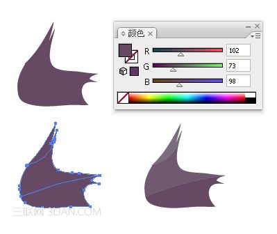 Illustrator使用色阶画法绘制鸟的插画6