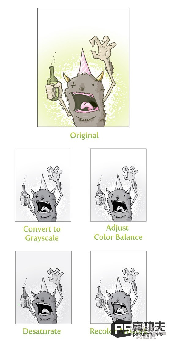 Illustrator彩色图像转灰度的几种方法1