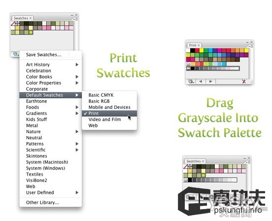 Illustrator彩色图像转灰度的几种方法5
