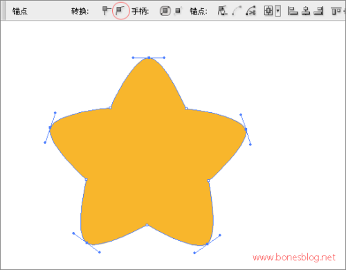 用Illustratro轻松绘制可爱圆角胖星星8