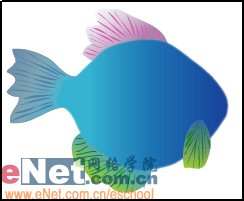 Illustrator绘制可爱的矢量热带鱼7
