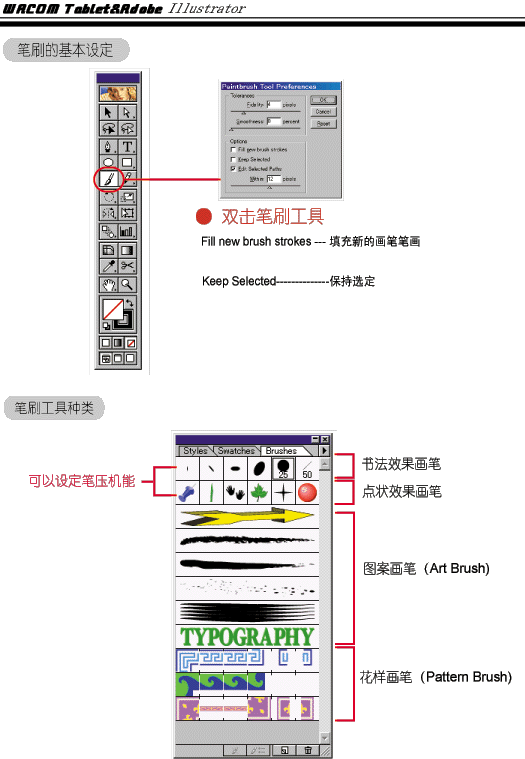 Illustrator中压感笔的使用1