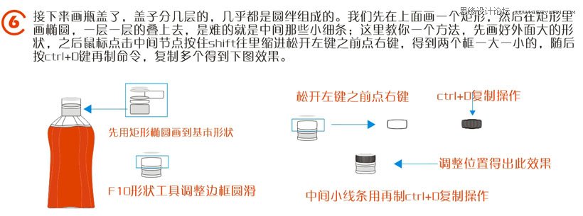 CorelDraw绘制奶茶饮料包装教程5