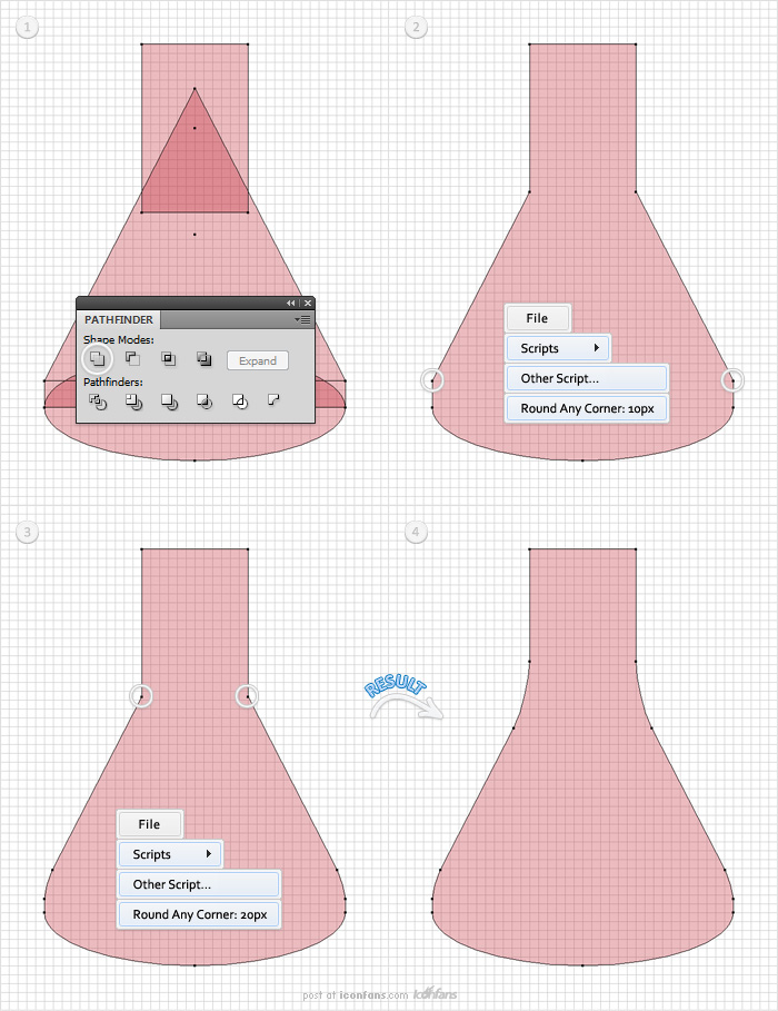AI制作化学烧瓶图标4