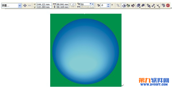 灵活运用Coreldraw制作质感水晶球3