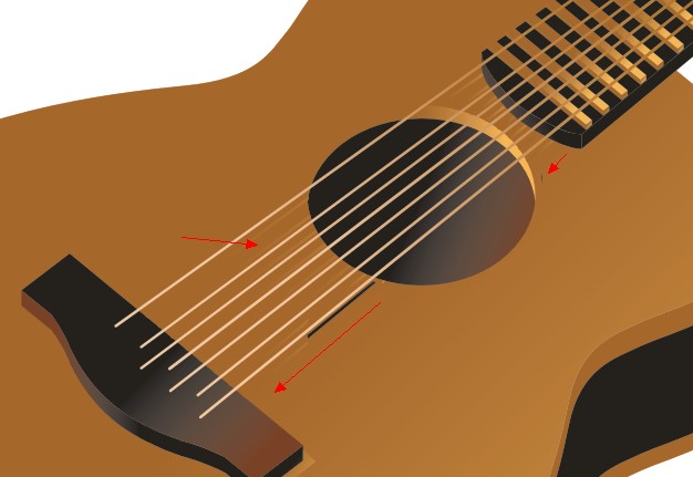 如何使用coreldRAW绘制吉他?7