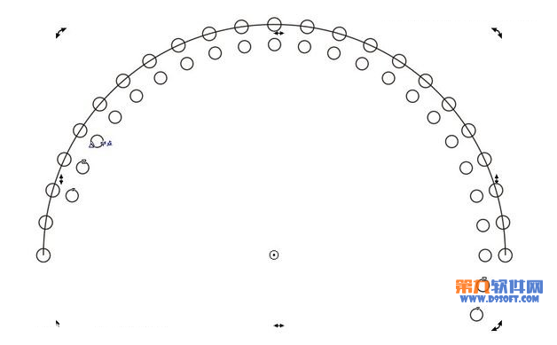 CorelDraw绘制圆点螺旋状效果4