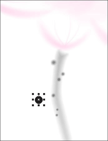 用CorelDraw绘制中国画荷花9