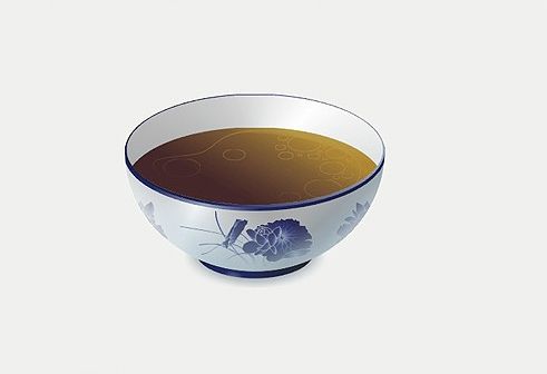 CorelDRAW绘制一个古色古香青花瓷碗1