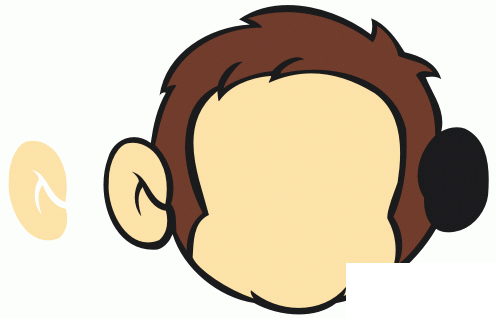 CDR11设计制作逼真的小猴头像实例教程14