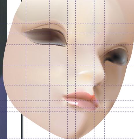CDR X3设计绘制3D美女图片的实例教程3