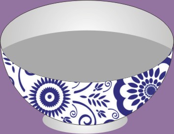 CDR打造古典青花瓷碗教程4