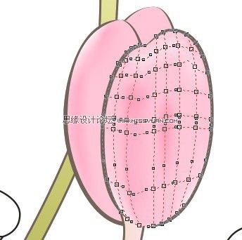 CorelDRAW绘制漂亮的花朵工笔画效果5