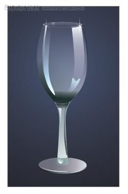 CorelDRAW X4鼠绘一只逼真的玻璃杯1