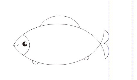 CDR全部圆形工具简单绘制小鱼13
