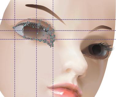 CDR X3设计绘制3D美女图片的实例教程7