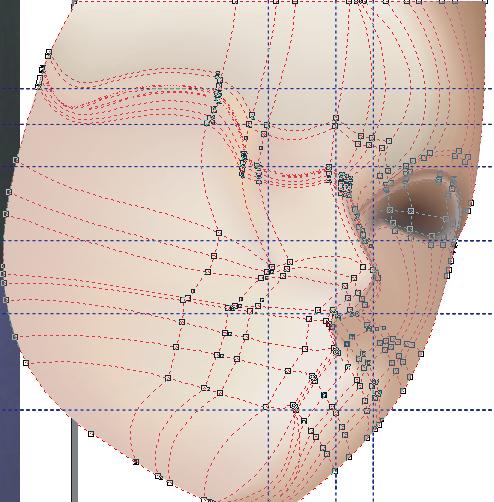 CDR X3设计绘制3D美女图片的实例教程2