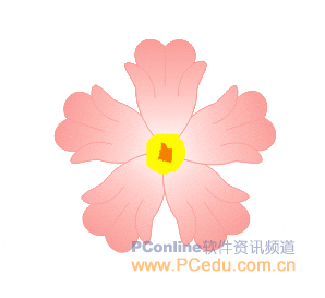 CDR绘制一束可爱的花朵19