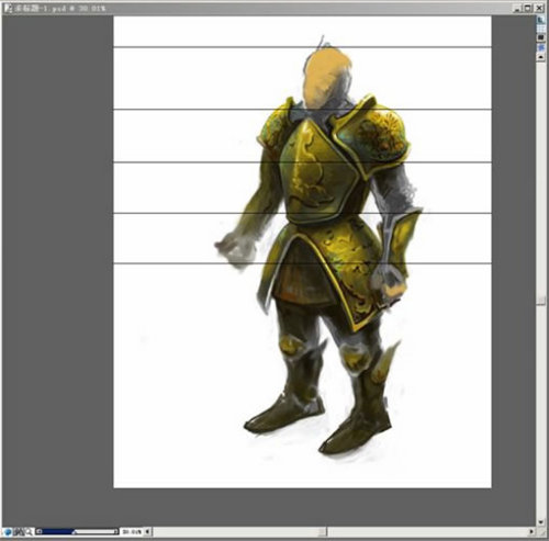Painter实例技巧：制作身穿盔甲的游戏人物7