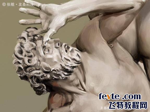 painter临摹雕塑教程9