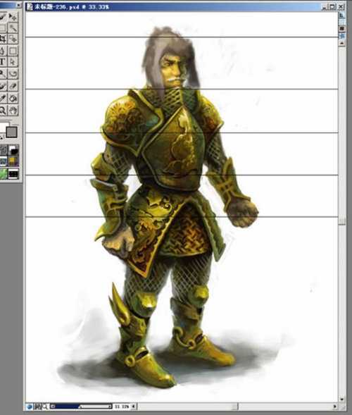 Painter数字笔刷绘制欧洲骑士铠甲14