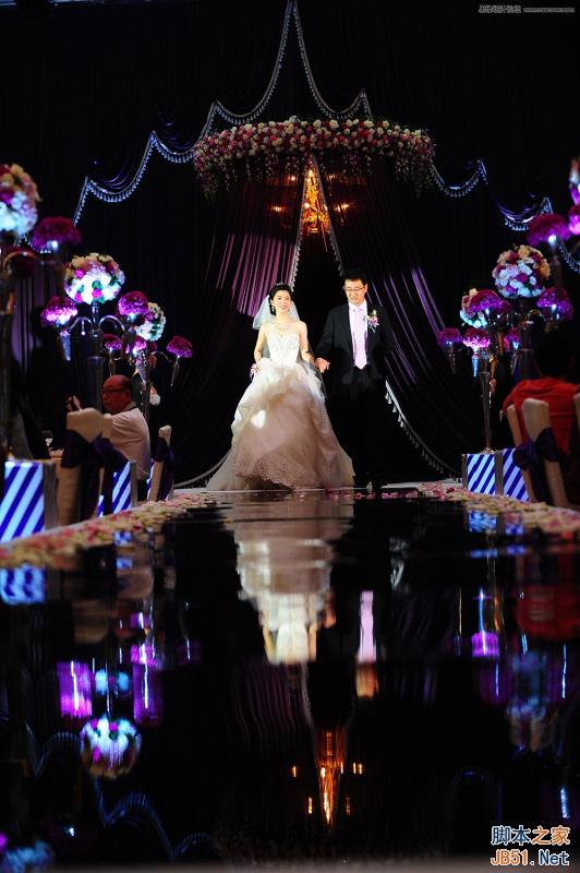 Photoshop详细解析室内婚片婚宴的整体色彩处理教程2