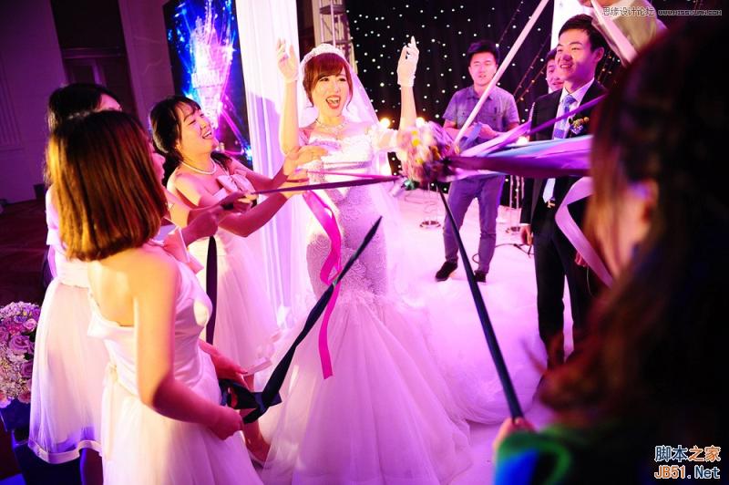 Photoshop详细解析室内婚片婚宴的整体色彩处理教程25