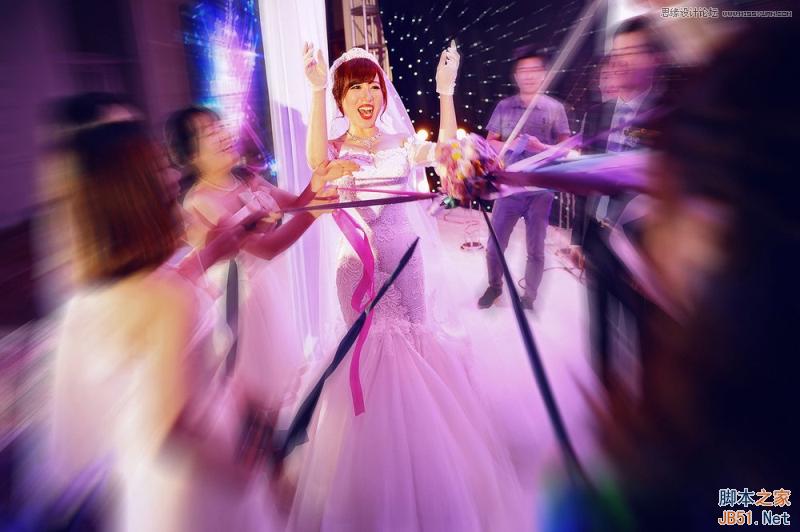 Photoshop详细解析室内婚片婚宴的整体色彩处理教程24