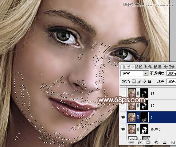 Photoshop超详细给满脸麻子的女人磨皮11