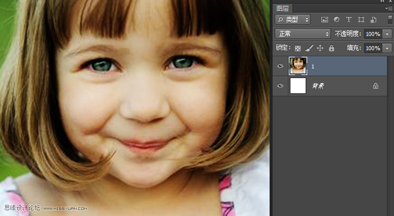 Photoshop怎么简单地把儿童照片变清晰？3