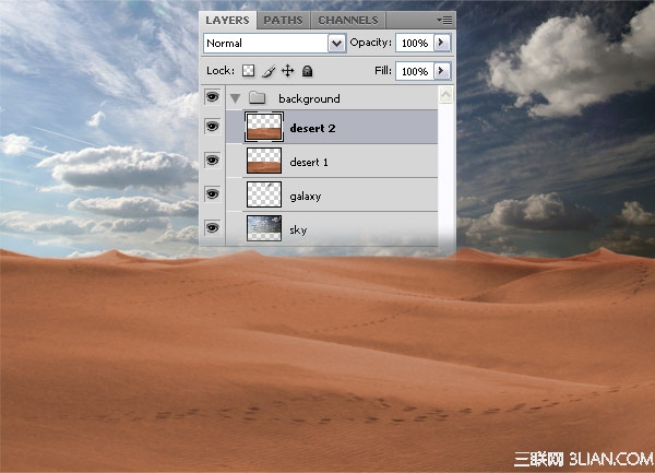 PS制作沙漠场景设计教程3